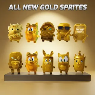 ALL NEW GOLD SPRITES - NO KLOMBO