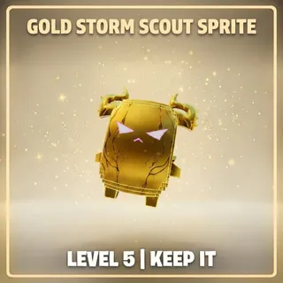 GOLD STORM SCOUT SPRITE - MASTERED
