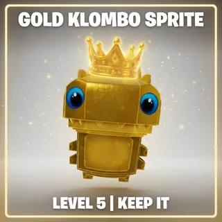 GOLD KLOMBO SPRITE - LEVEL 5