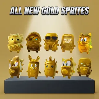 ALL NEW GOLD SPRITES - NO KLOMBO