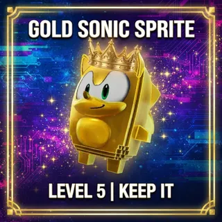 Gold Sonic Sprite | Level 5 | Keep It