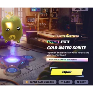 Gold Water Sprite Level 5