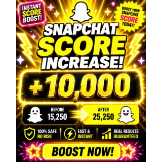 🔥 Snapchat Score Boosting Service