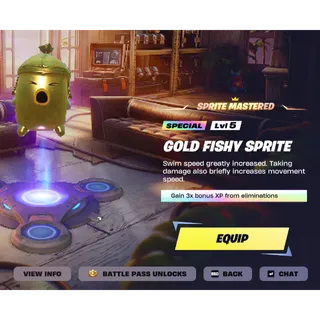 Gold Fishy Sprite