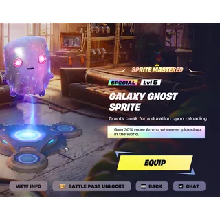 Galaxy Ghost Sprite Level 5