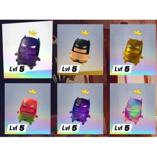 ALL BATMAN SPRITES LEVEL 5