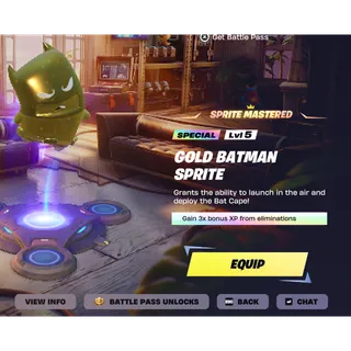 GOLD BATMAN SPRITE LEVEL 5