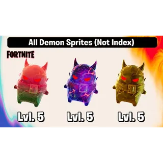 All Demon Sprites (Level 5)