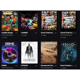 Hitman Game Account | 190+ Games Account | Epic Games