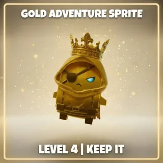 Gold Adventure Sprite - Level 4 -  Keep It