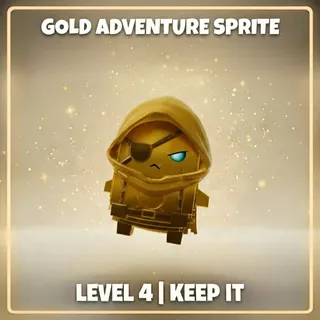 Gold Adventure Sprite - Level 4 -  Keep It