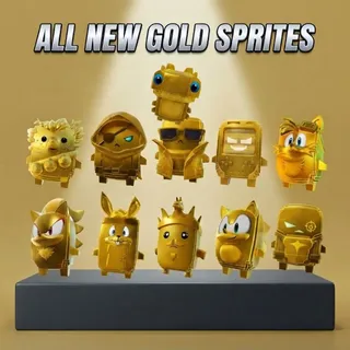 ALL NEW GOLD SPRITES - WITH KLOMBO