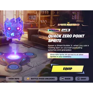 Quack Zero Point Sprite Mastered