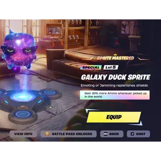 Galaxy Duck Sprite Level 5 (INDEX)
