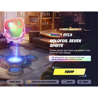 HOLOFOIL SEVEN SPRITE LEVEL 5