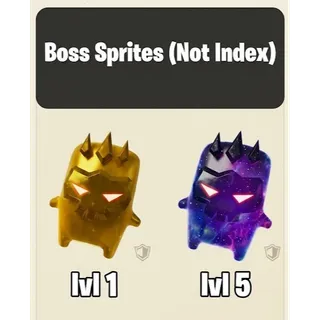 Gold & Galaxy Boss Sprites