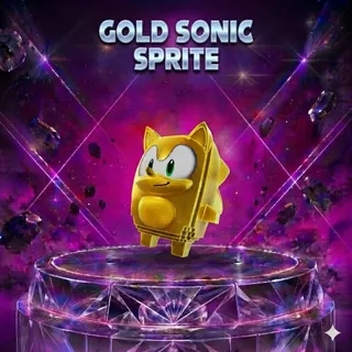 Gold Sonic Sprite