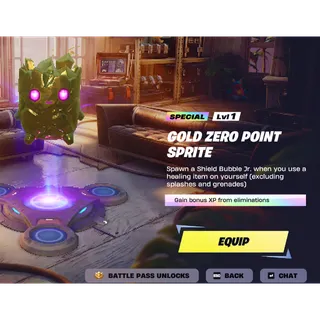 Gold Zero Point Sprite