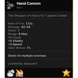 HAND CANNON | PIXEL QUEST