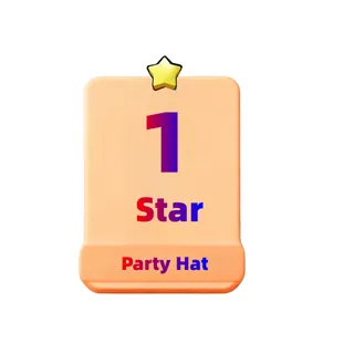 Party Hat  MONOPOLY GO Sticker  1-7