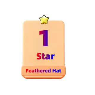 Feathered Hat  MONOPOLY GO Sticker  4-4