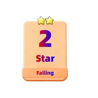 Falling  MONOPOLY GO Sticker  10-3