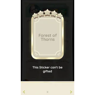 Forest of Thorns  MONOPOLY GO Sticker  23-6