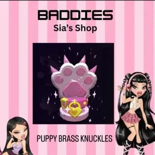 PUPPY BRASS KNUCKLES