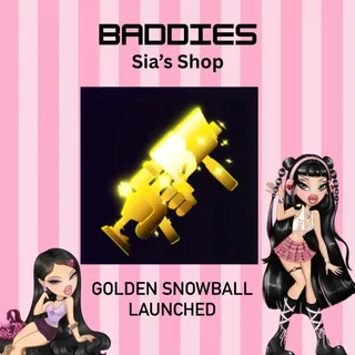 GOLDEN SNOWBALL LAUNCHER