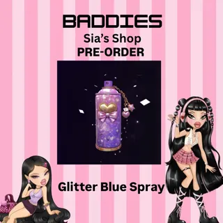 GLITTER BLUE SPRAY