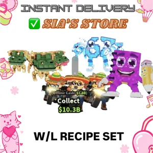 W AND L RECIPE SET