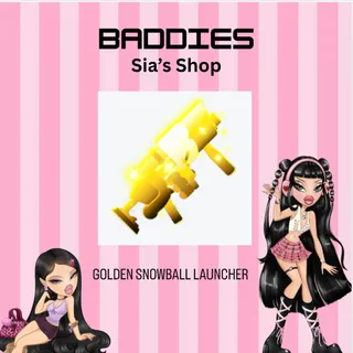 GOLDEN SNOWBALL LAUNCHER