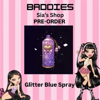 GLITTER BLUE SPRAY