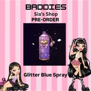 GLITTER BLUE SPRAY