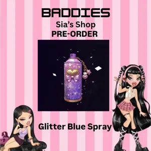 GLITTER BLUE SPRAY