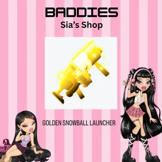 GOLDEN SNOWBALL LAUNCHER