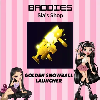 GOLDEN SNOWBALL LAUNCHER