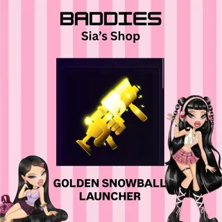 GOLDEN SNOWBALL LAUNCHER