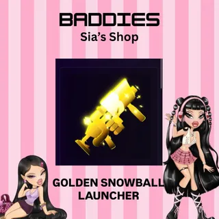 GOLDEN SNOWBALL LAUNCHER