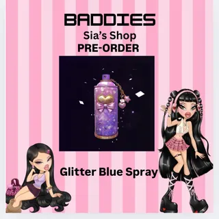 GLITTER BLUE SPRAY