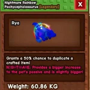 RAINBOW HATCHED PACHYCEPHALOSAURUS 60KG+