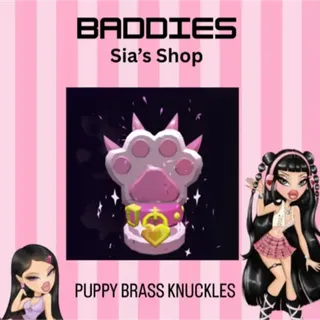 PUPPY BRASS KNUCKLES