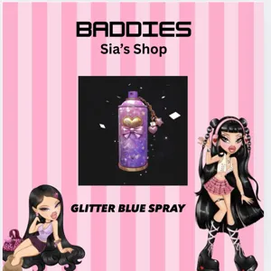 GLITTER BLUE SPRAY