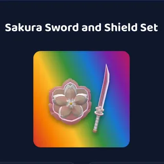 SAKURA SWORD AND SHIELD SET