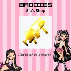 GOLDEN SNOWBALL LAUNCHER