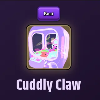 CUDDLY CLAW BOAT - FISCH