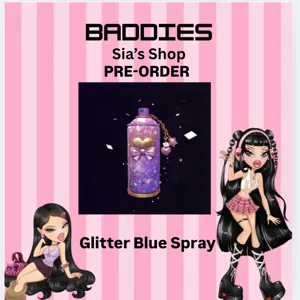 GLITTER BLUE SPRAY