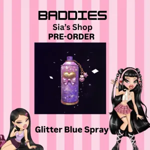 GLITTER BLUE SPRAY