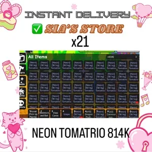 NEON TOMATRIO - 21 PCS