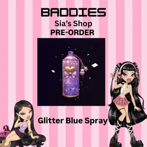 GLITTER BLUE SPRAY